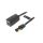 IKHBF Przedłużacz RJ45 F/FTP Cat 8 OFC PVC czarny 1m Żyły: 8