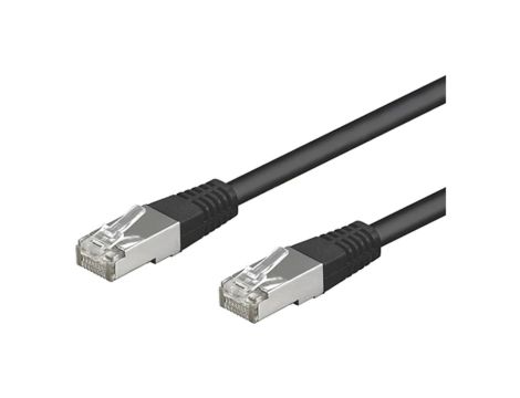 SF/UTP5-CCA-300BK Patch cord SF/UTP 5e linka CCA PVC czarny 30m 26AWG