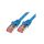 CQ2086S Patch cord S/FTP 6 linka Cu LSZH niebieski 7,5m 27AWG