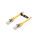 IBHYT Patch cord S/FTP 6a OFC PVC żółty 30m RJ45 wtyk,z obu stron