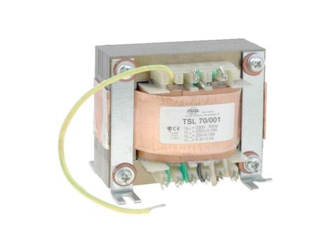 TSL70/001 Transformator: sieciowy, 230VAC, 250V, 20V, 6,3V, 0,18A, 0,18A, 3,5A