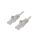 U/UTP5-CCA-250GY Patch cord U/UTP 5e linka CCA PVC szary 25m 27AWG