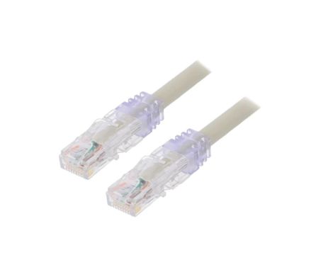 Patch cord TX6A™ 10Gig,U/UTP 6a drut Cu PVC szary 2m 24AWG UTP6AX2MGY
