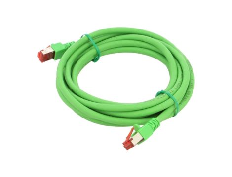 HELUKAT-803010 Patch cord S/FTP 6 linka Cu LSZH zielony 3m 27AWG