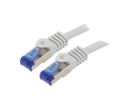 C6A062S Patch cord S/FTP 6a linka Cu LSZH szary 3m 26AWG -20...75C