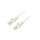 U/UTP5-CCA-200WH Patch cord U/UTP 5e linka CCA PVC biały 20m 27AWG