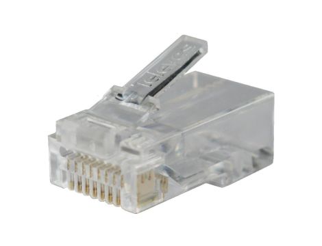 Złącze RJ45 męskie pass through UTP Kat 6 ref. 209906
