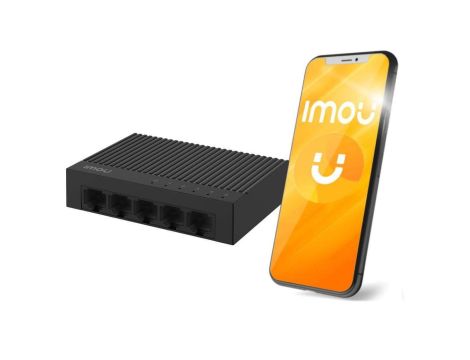 Switch Imou 5-portowy SF105C plastikowa obudowa 100Mbps