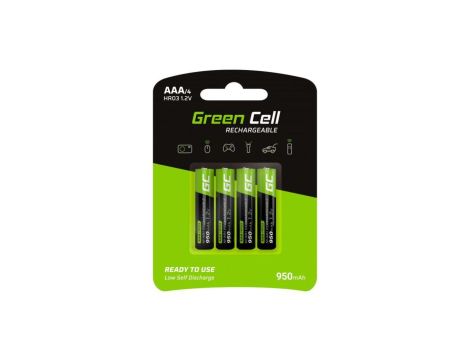 AKUMULATORKI Green Cell 4x AAA HR03 950mAh GR03