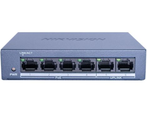 Switch PoE 4-portowy 100Mbps (niezarządzalny) DS-XS0106-P/Polish PL