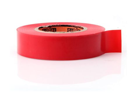 TAŚMA IZOLACYJNA REPERO 711E CZERWONA 19MMX20M