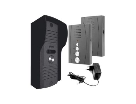 Domofon ADP-51A3 DIFESA - 1-rodzinny, 2 unifony, interkom grafit