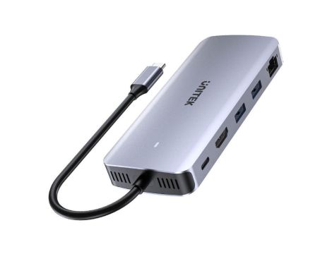Aktywny Hub USB-C 10 Gbps, Obudowa na dysk M.2, HDMI Unitek D1120A01
