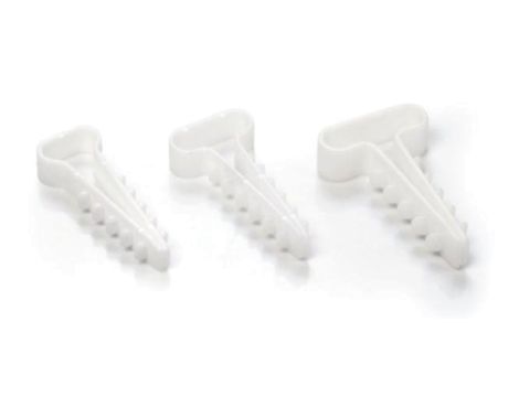 UCHWYT WBIJANY DO MOCOWANIA PRZEWODÓW PŁASKICH UWP-4 (100szt.)