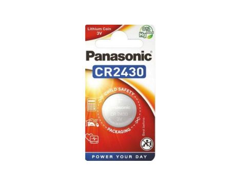 Bateria CR2430 1BL PANASONIC 3V 300mAh (1 szt.)