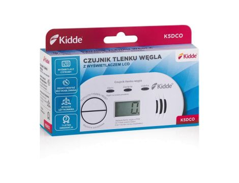 Czujnik czadu z wyświetlaczem Kidde K5DCO