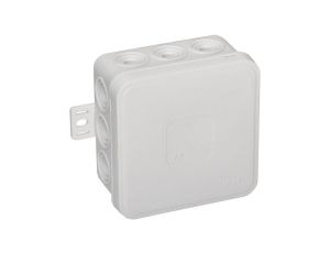 Puszka natynkowa pusta 12 wlotów VIPLAST V5 klik BIAŁA IP54 75x75x41mm 035-01