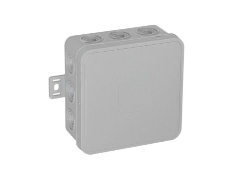 Puszka natynkowa pusta 12 wlotów VIPLAST V6 klik SZARA IP54 85x85x41mm 036-03