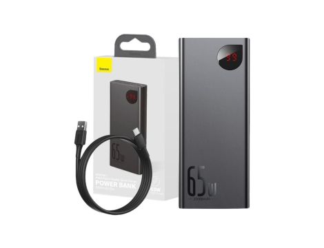 Powerbank Baseus Adaman Digital Display PPIMDA-D01 20000mAh 65W PD QC 4.0 2x USB-A 1x USB-C + KABEL