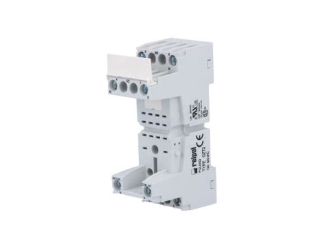 Podstawka PIN: 8 12A 300VAC na panel,na szynę DIN -40...70C GZT2