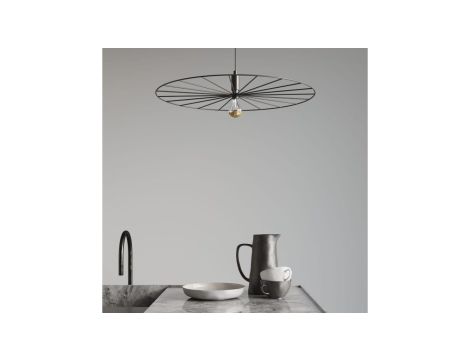 Lampa wisząca Plum 1 LED CCT średnia czarna LP-0407/1P M BK Triangle Light Prestige