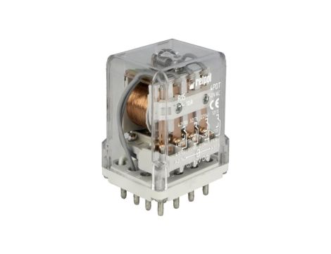 R15-4P-12VDC Przekaźnik: elektromagnetyczny 4PDT Ucewki: 12VDC 10A/250VAC