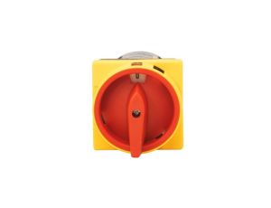 Wyłącznik 25A L/P 3P tablicowy zamykany żółto-czerwony