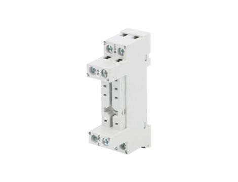 Podstawka PIN: 8 10A 250VAC na panel,na szynę DIN -40...70C GZF80