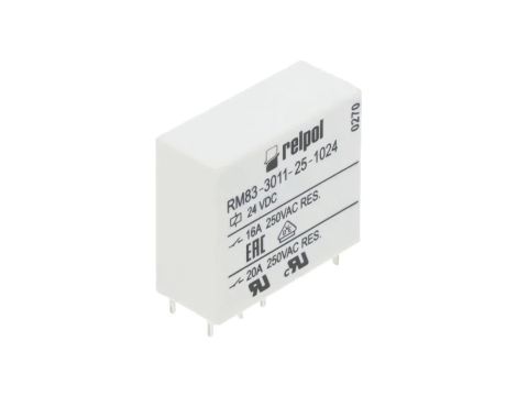 RM83-3011-25-1024 Przekaźnik: elektromagnetyczny SPDT Ucewki: 24VDC 16A RM83