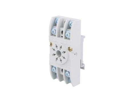 GZU8 Podstawka PIN: 8 10A 250VAC na szynę DIN zaciski śrubowe R15