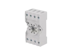 PZ8 Podstawka PIN: 8 10A 250VAC na panel,na szynę DIN -40...70C