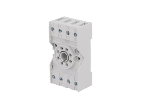PZ8 Podstawka PIN: 8 10A 250VAC na panel,na szynę DIN -40...70C