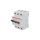 S203M-C32 Wyłącznik nadprądowy, 400VAC, Prąd znamionowy: 32A, 3-biegunowy, na szynę DIN