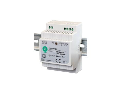 Zasilacz POS na szynę DIN 30W 24VDC1,25A DIN30W24