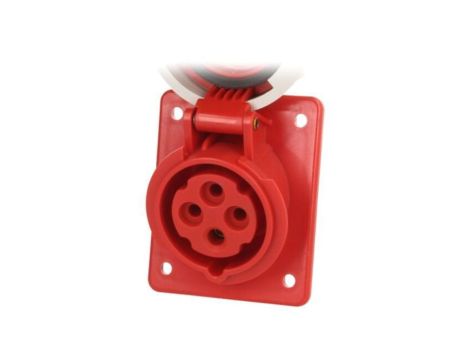 4142-6F8 Złącze zasilające 3-fazowe AC, gniazdo żeńskie, 16A/400VAC