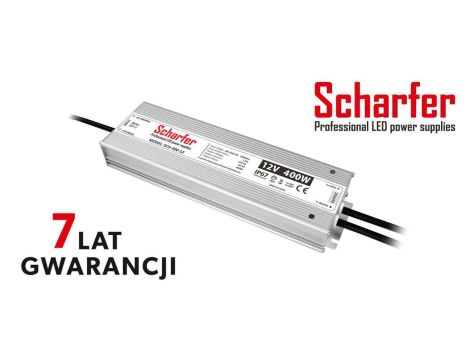 Zasilacz led hermetyczny 12V 400W Scharfer 7Y