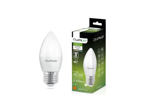 Żarówka LED E27 B35 5W = 40W 470lm 4000K Neutralna 180 LUMILED
