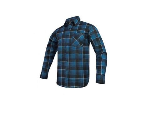 Koszula robocza BHP flanelowa Niebieska Rozmiar 45