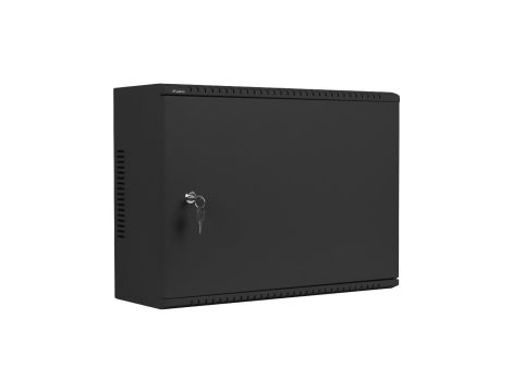 Szafa wisząca RACK 19 4U+3U+ DIN typu skrzynka uniwersalna 540x200mm czarna CATV Lanberg