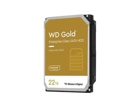 Dysk HDD WD Gold WD221KRYZ (22 TB 3.5iquot 512 MB 7200 obr/min)