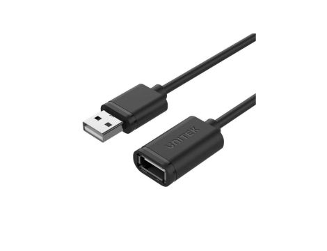 UNITEK PRZEDŁUŻACZ USB 2.0, AM-AF, 2M, Y-C450GBK