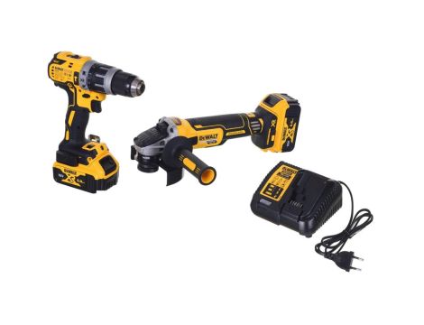 Zestaw COMBO 18V DCD796, DCG405 + 2x5,0Ah DCK208