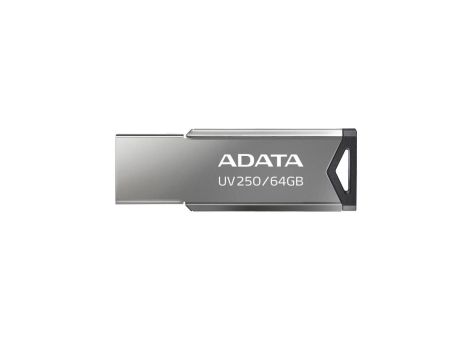 Pendrive ADATA UV250 AUV250-64G-RBK (64GB USB 2.0 kolor srebrny)