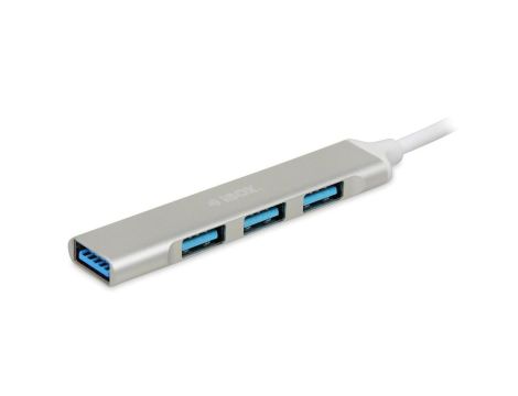 HUB I-BOX 4-PORTOWY USB3.0 + USB 2.0, SLIM