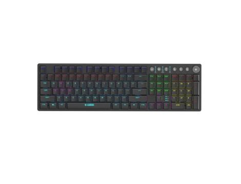 KLAWIATURA I-BOX AURORA K-6 RGB, MECHANICZNA, RED SWITCH, LOW PROFILE GAMING