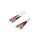 Patch cord światłowodowy OM3 ST/UPC,z obu stron 2m LSZH 29022302