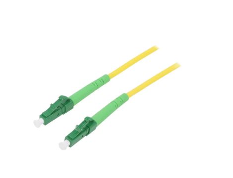 LCA-LCA/OS2-050YL Patch cord światłowodowy OS2 LC/APC,z obu stron 5m LSZH