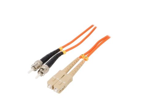 CFO-STSC-OM2-5M Patch cord światłowodowy OM2 SC/UPC,ST/UPC 5m pomarańczowy