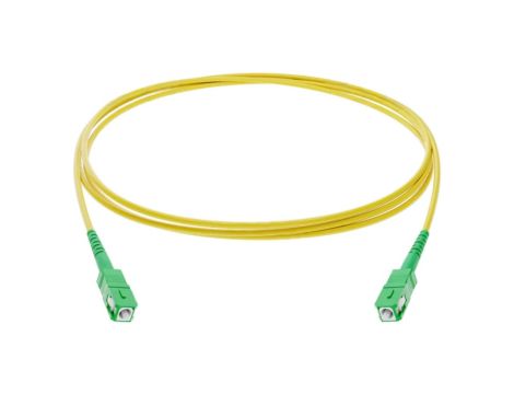 FIBRAIN-PATCH-001 Patch cord światłowodowy SC/APC,z obu stron 3m żółty Gold