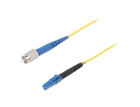 FIBRAIN-PATCH-044 Patch cord światłowodowy FC/UPC,LC/UPC 1m Światłowód: 9/125um